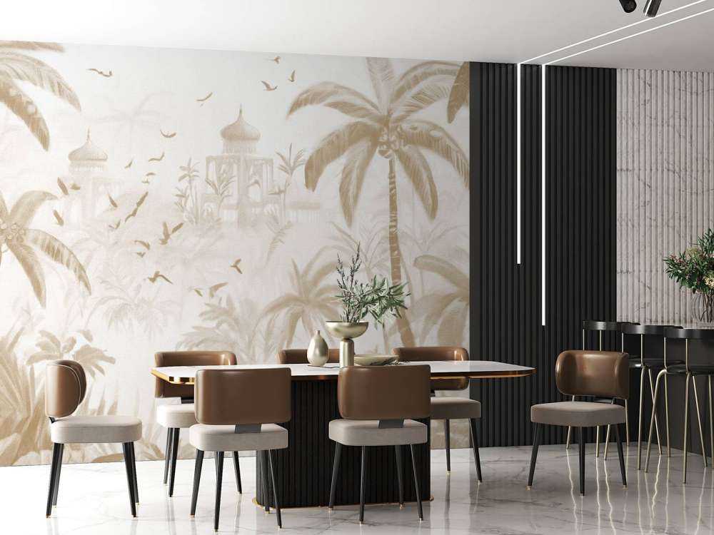 Giardino Orientale all'Alba, taupe