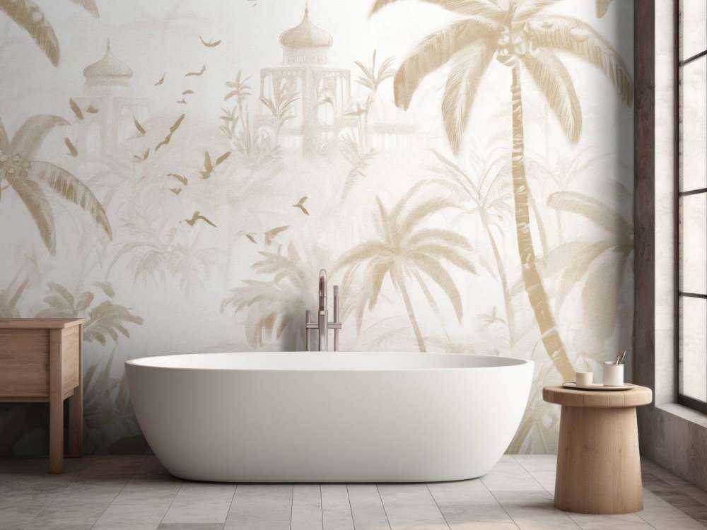 Giardino Orientale all'Alba, taupe