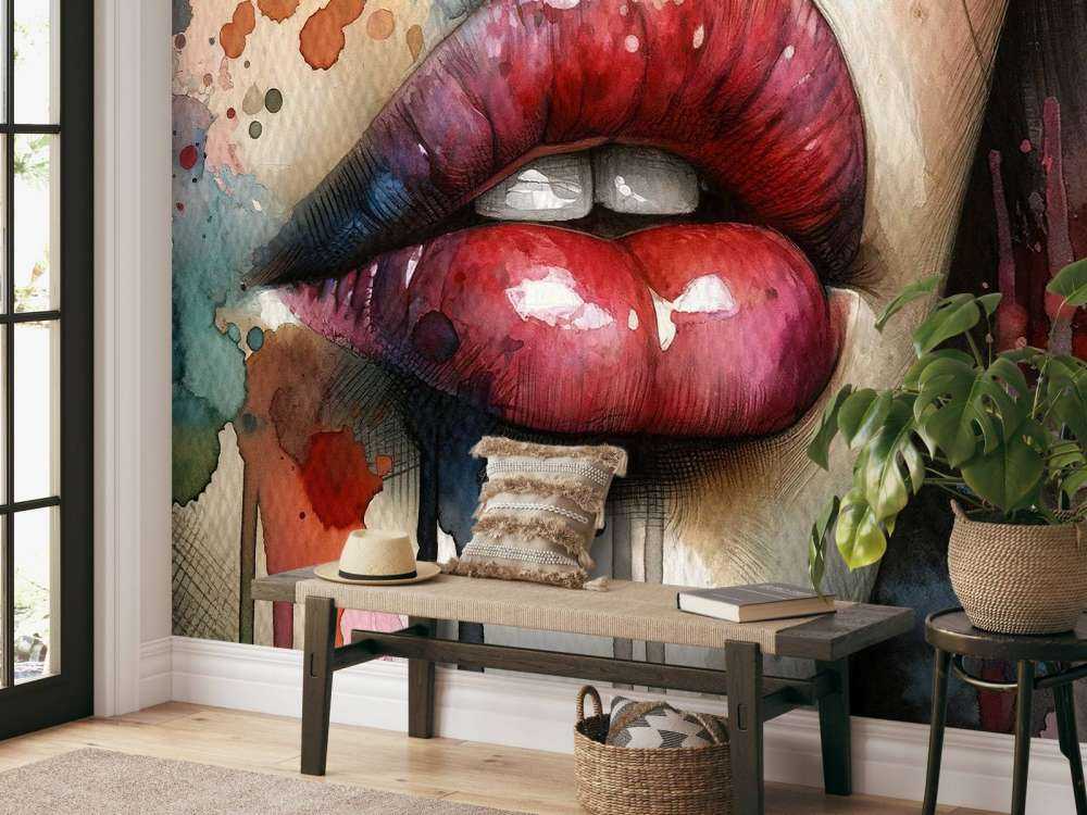 Labbra di Donna ad Acquerello #1