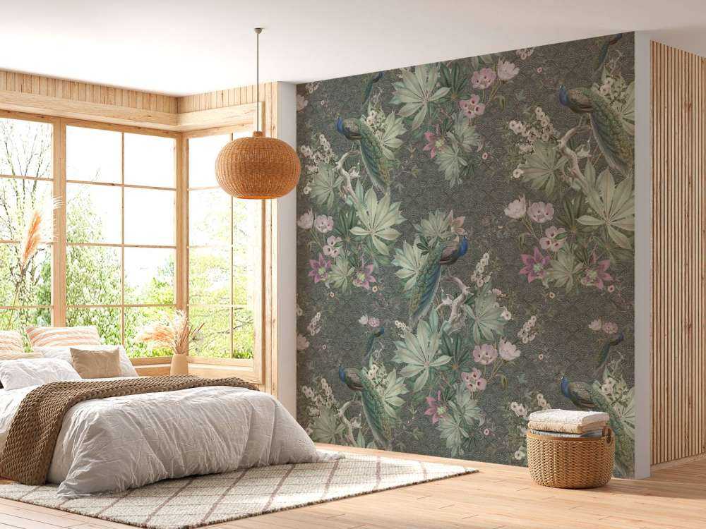 Pavoni da giardino vintage - verde scuro