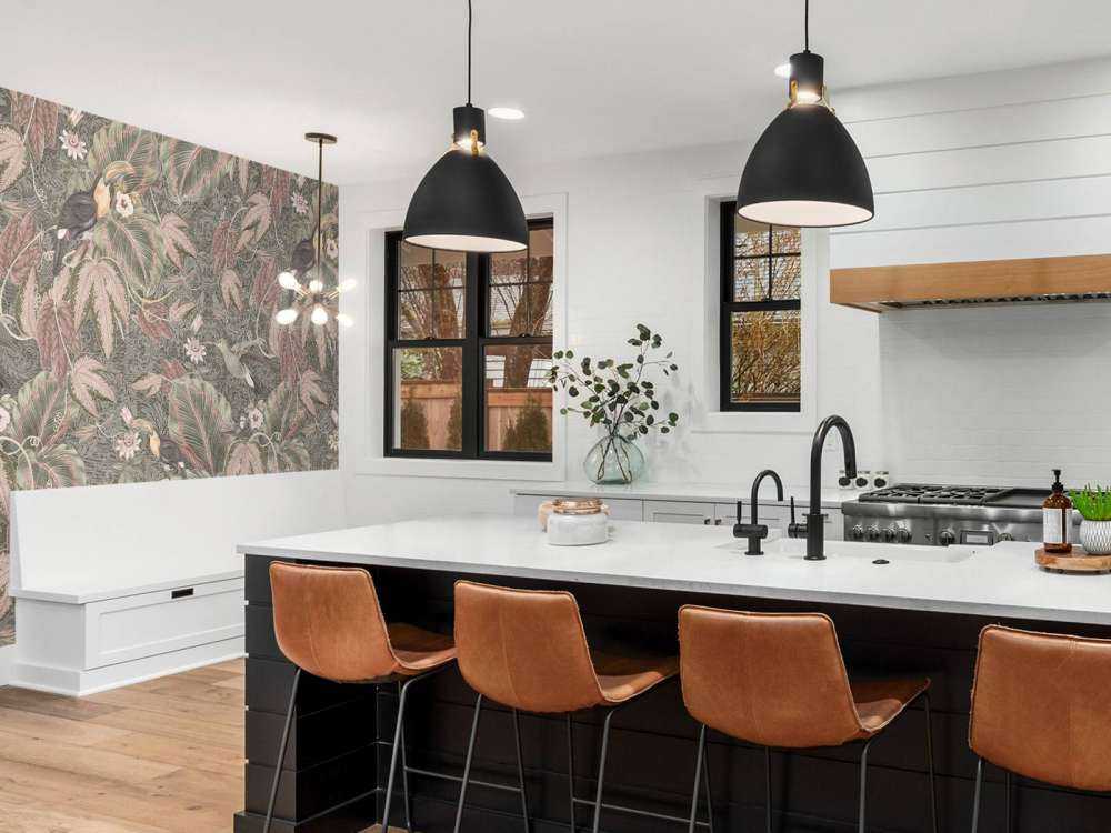 Uccelli e tucani della giungla tropicale - verde vintage