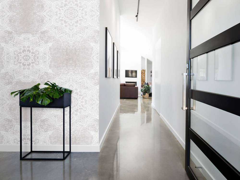 Mandala vintage di Ibiza - grigio neutro