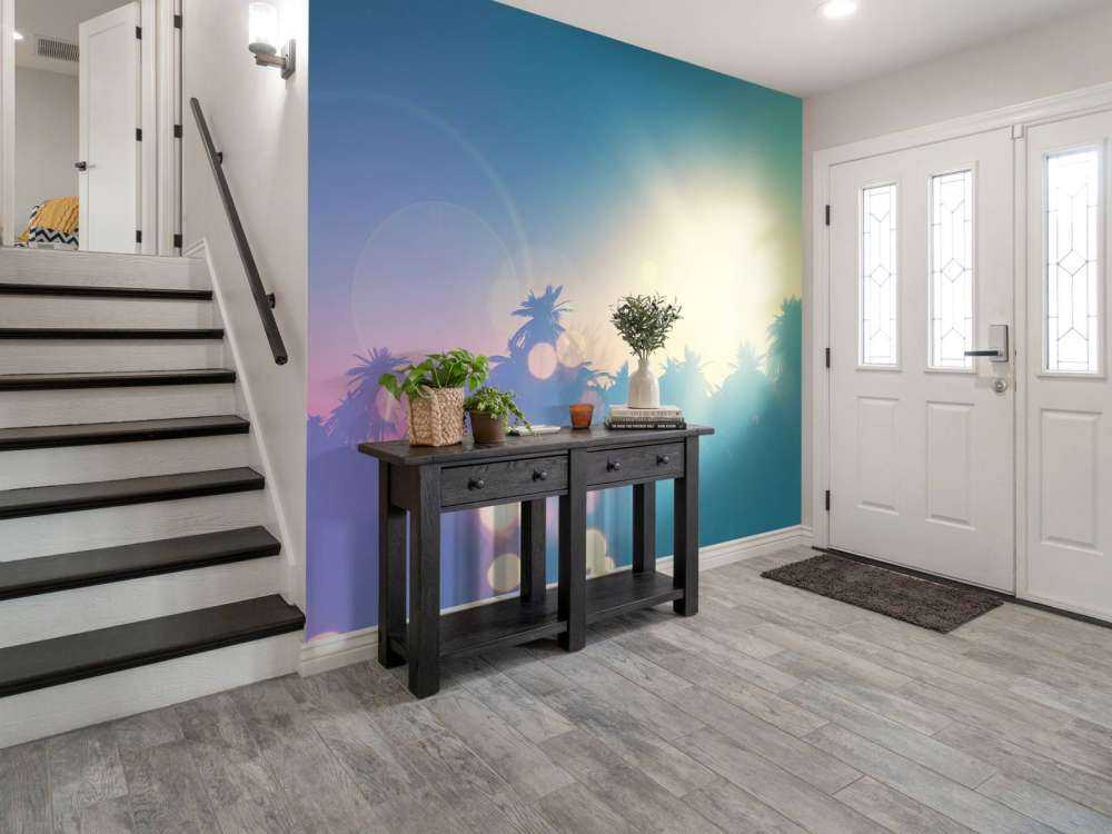 Palme con effetto retrò