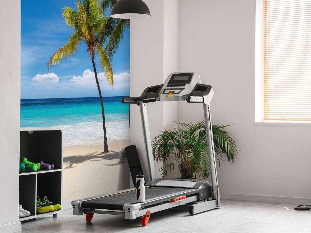 Spiaggia di sabbia tropicale