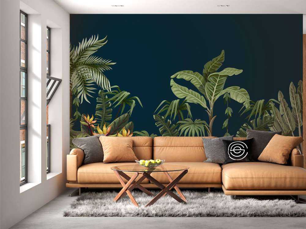 Fiori e alberi della giungla