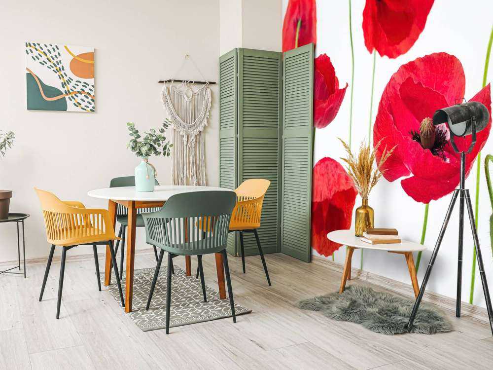 Papaveri su sfondo bianco