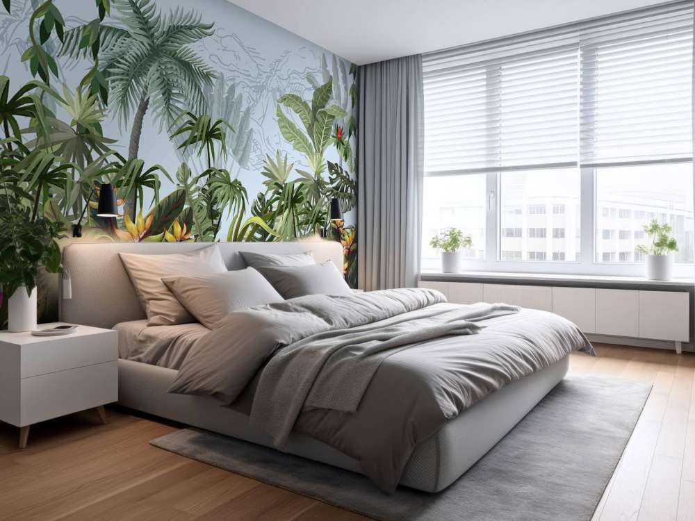 Alberi e fiori della giungla