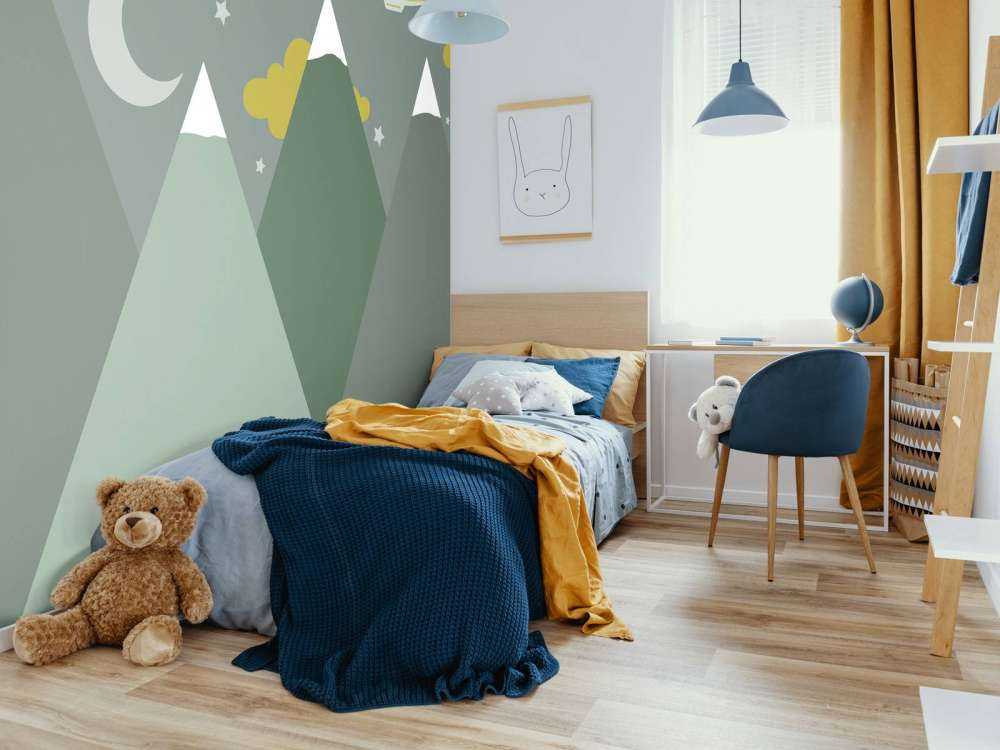 Montagne verdi di notte