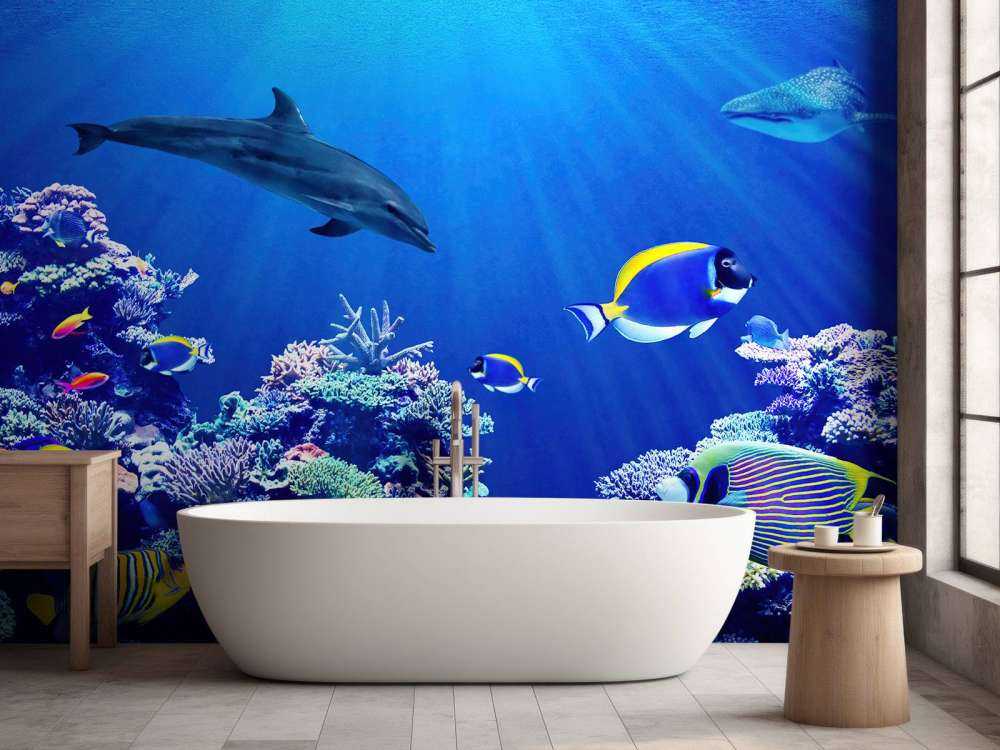 Il mondo sommerso blu