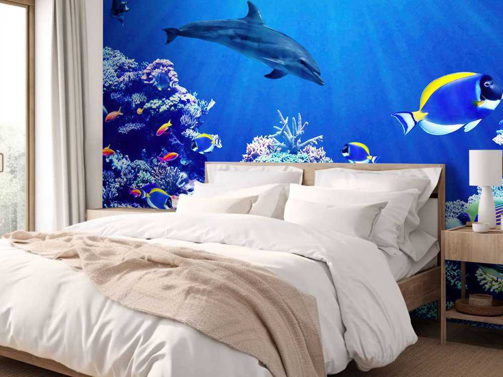 Il mondo sommerso blu