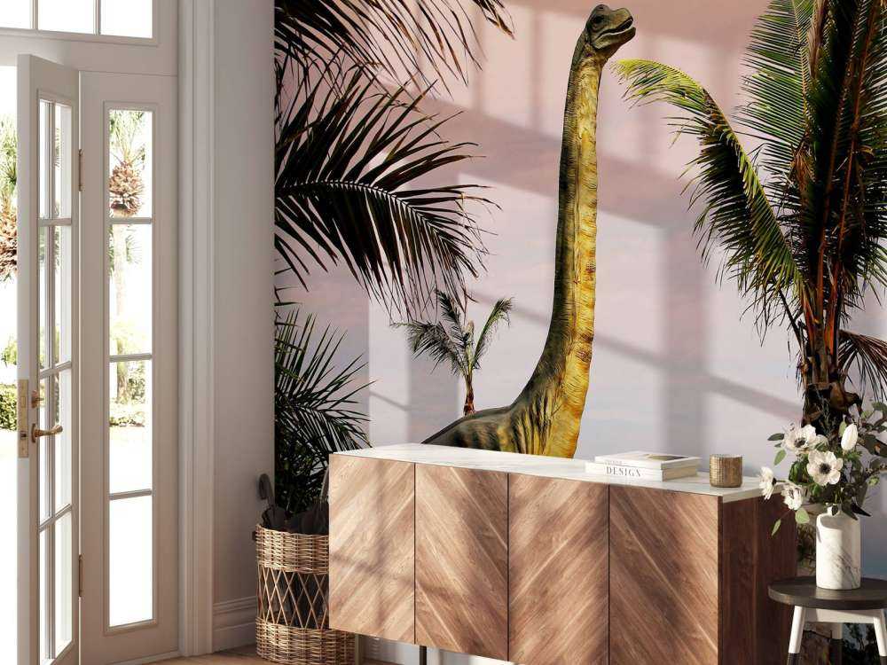 Foto carta da parati dinosauro