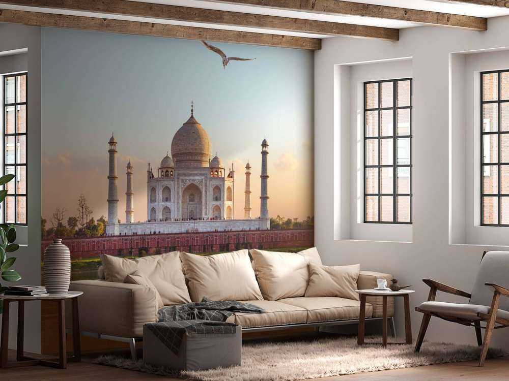 Taj Mahal al mattino