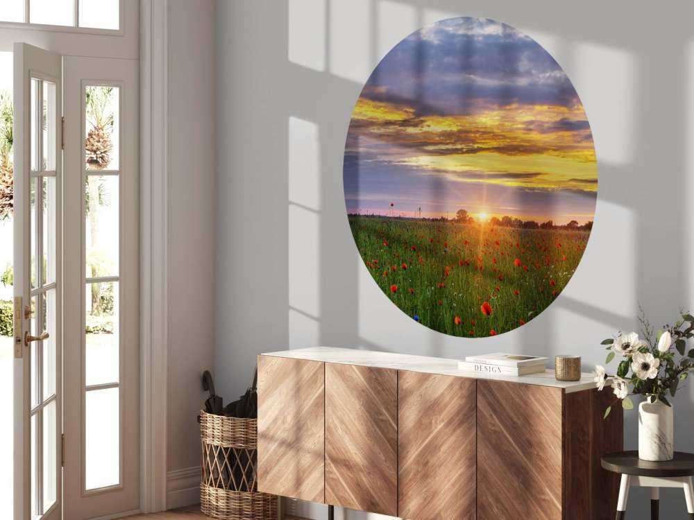 Paesaggio di papaveri