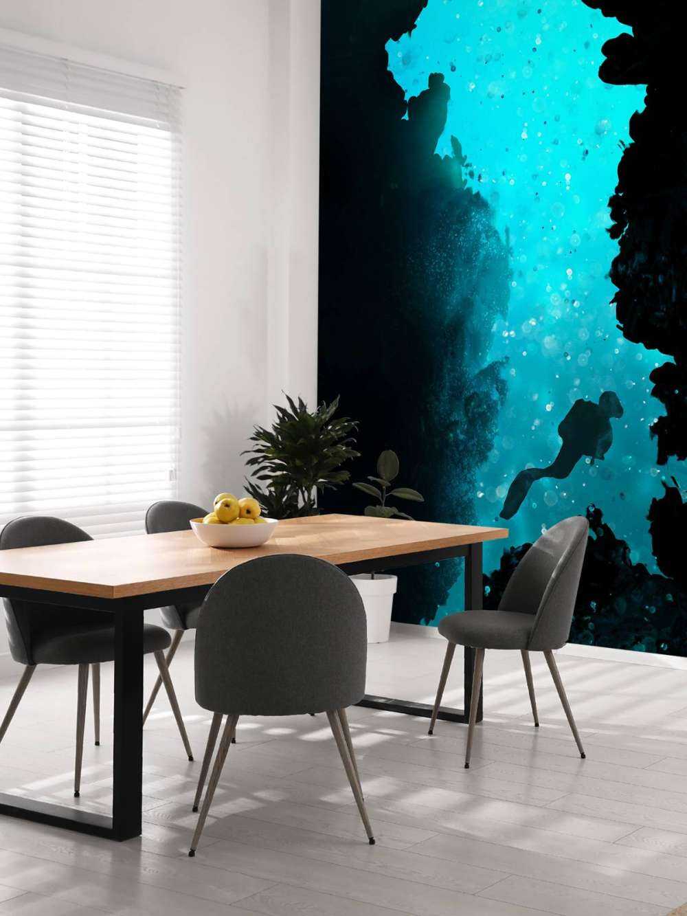 Subacqueo in una grotta