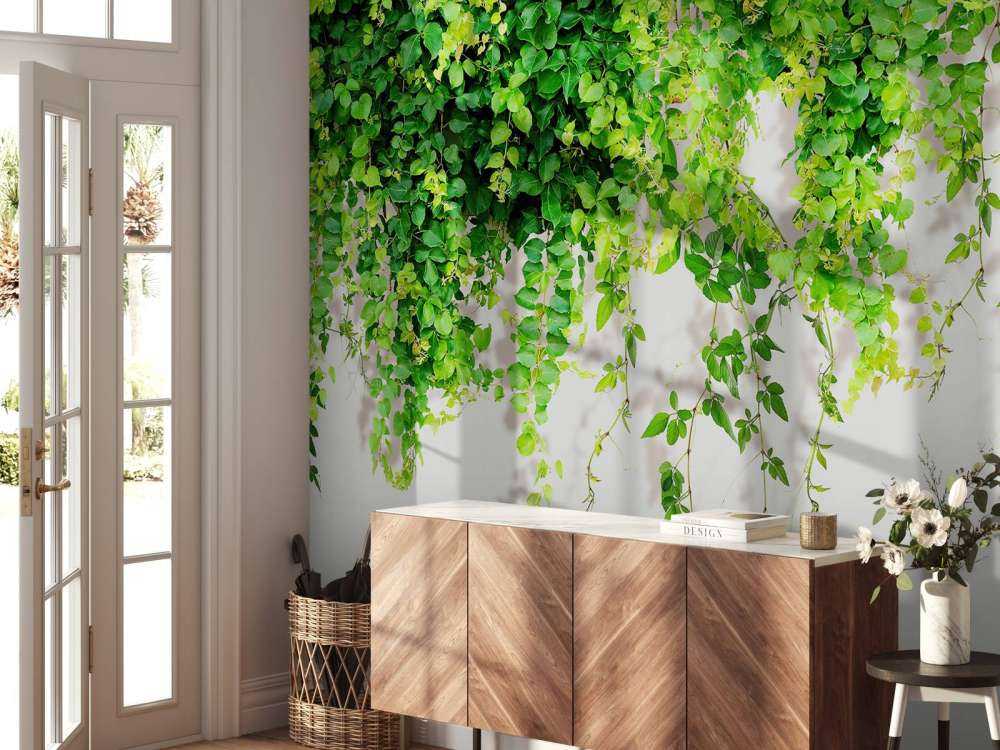 Ramas verdes colgantes