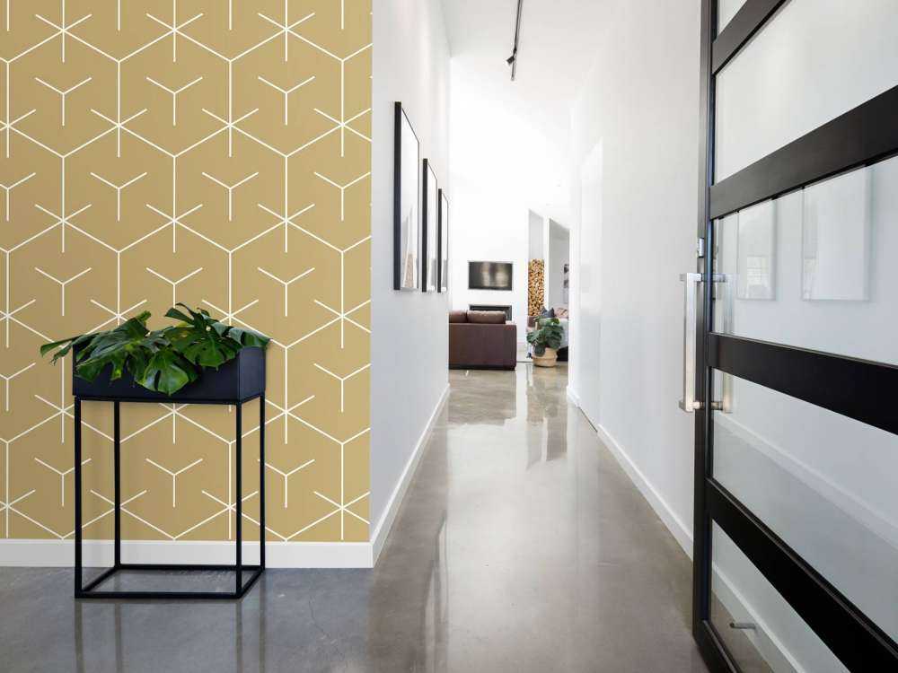 Esagoni geometrici, oro