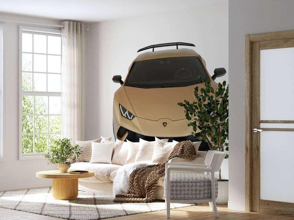 Lamborghini Huracán - Fronte dall'alto, bianco