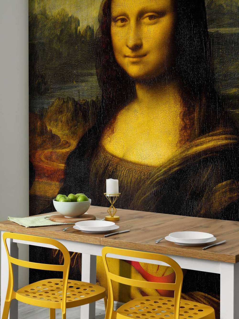 Monna Lisa con patatine fritte