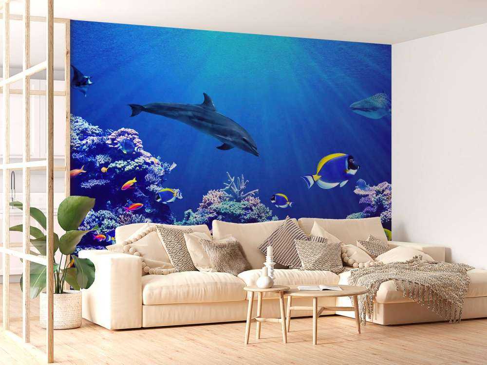 Il mondo sommerso blu