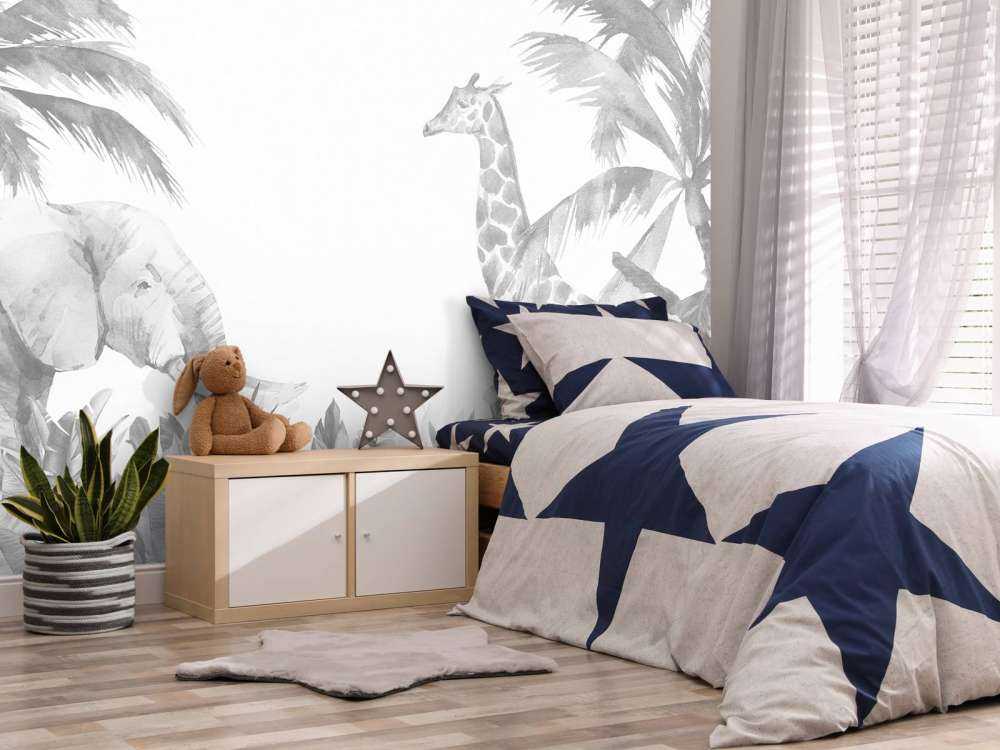 Vrolijke jungle dieren