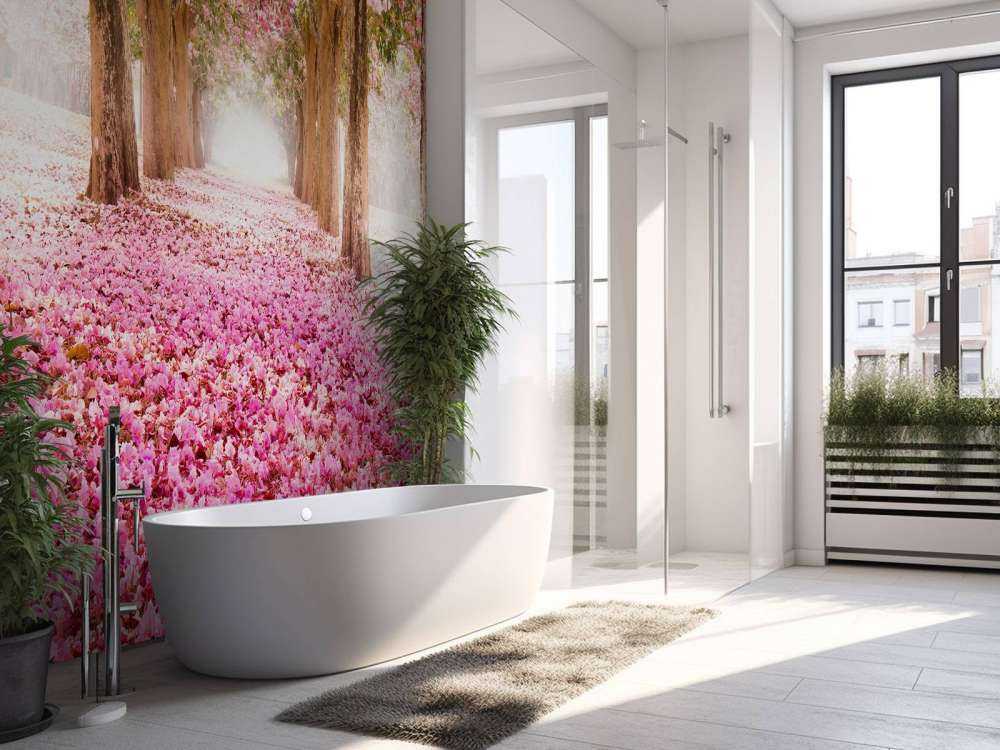 Carta da parati in fiore