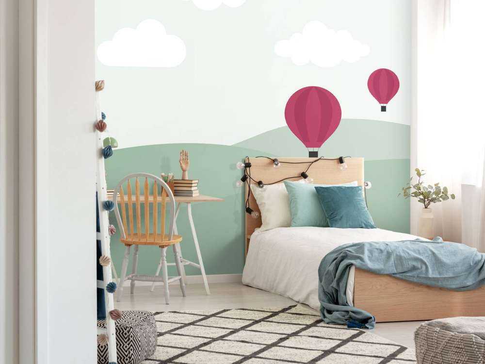 Colline con mongolfiere