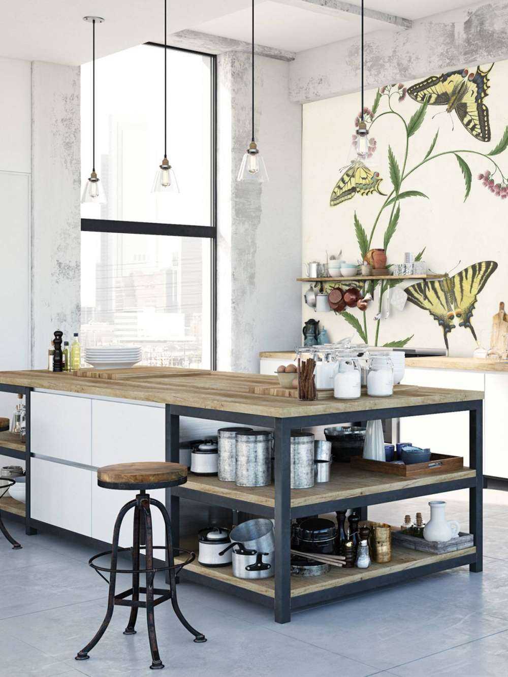 Quattro farfalle sui fiori, Paulus Knogh