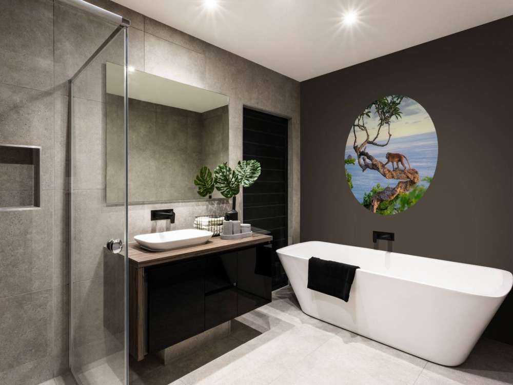 Scimmia su un albero