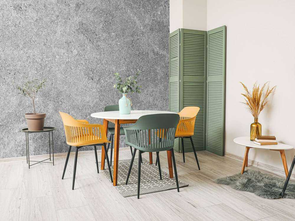 Struttura in calcestruzzo grigio