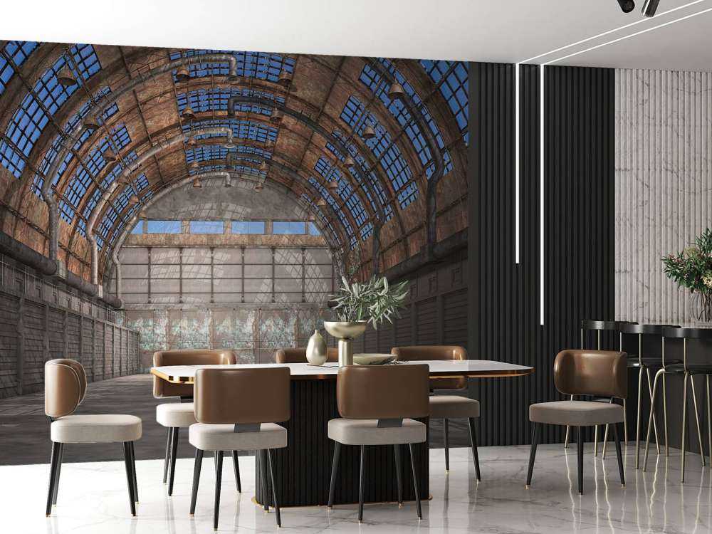 Sala di fabbrica d'epoca