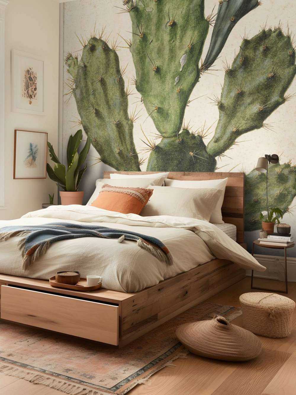 Cactus di fico in fiore