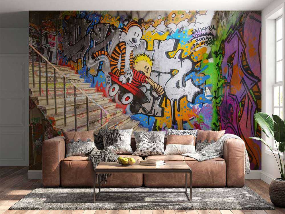 Graffiti con scale