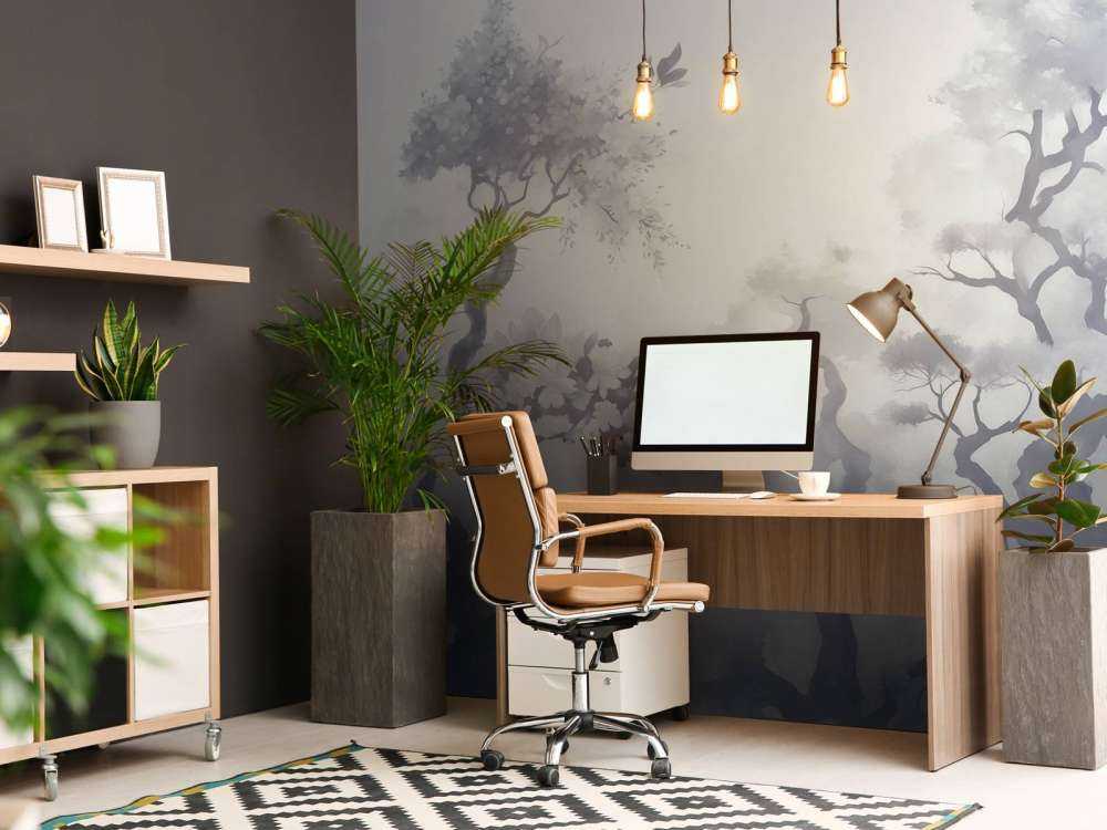 Alberi in fiore Marrone