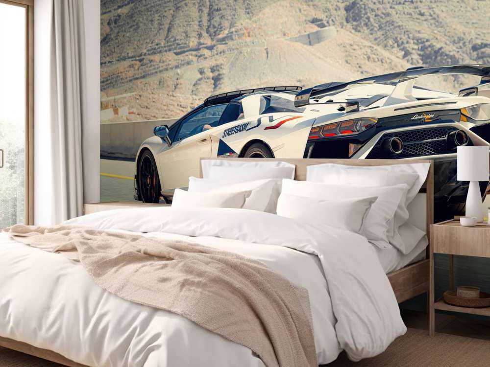 Supercar su passo montano