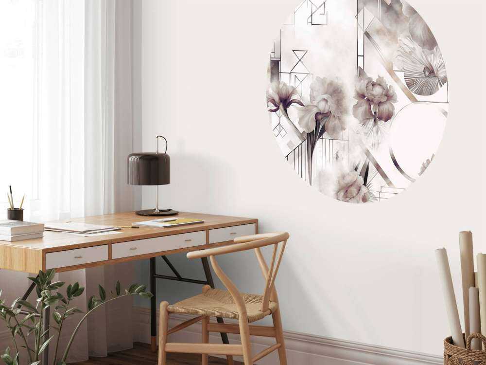 Acquerello Geometria Marrone