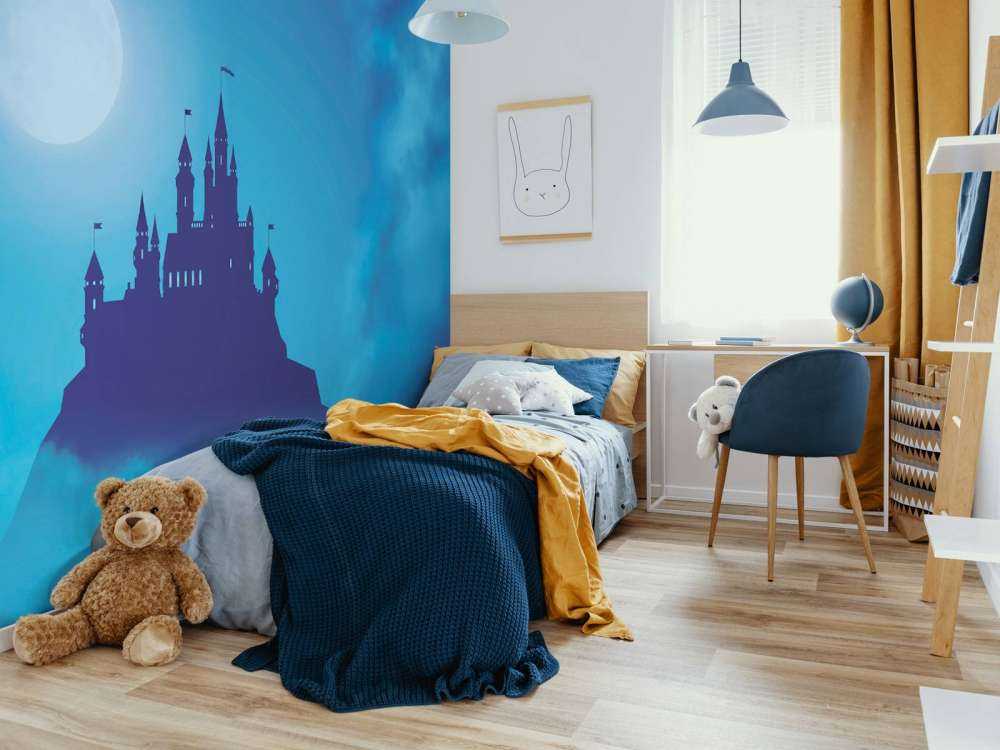 Castello con la luce della luna