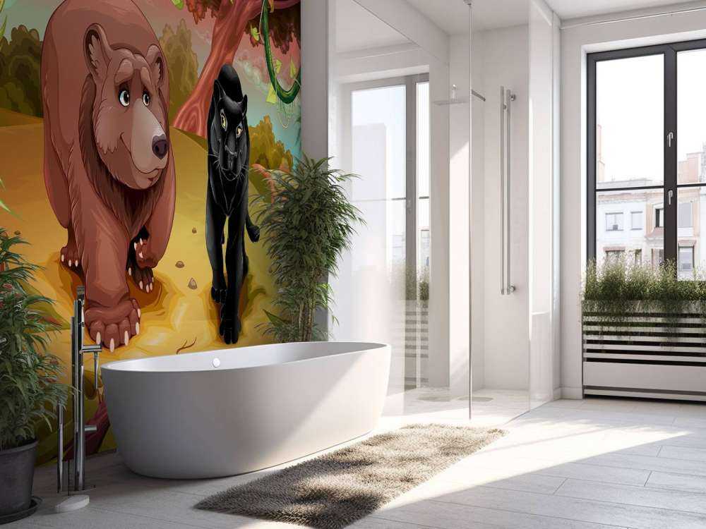 Animali amichevoli della giungla