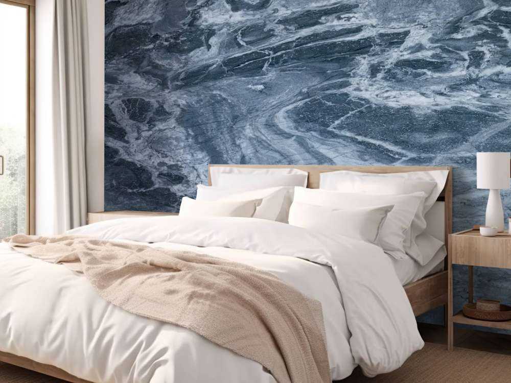 Marmo con tonalità blu