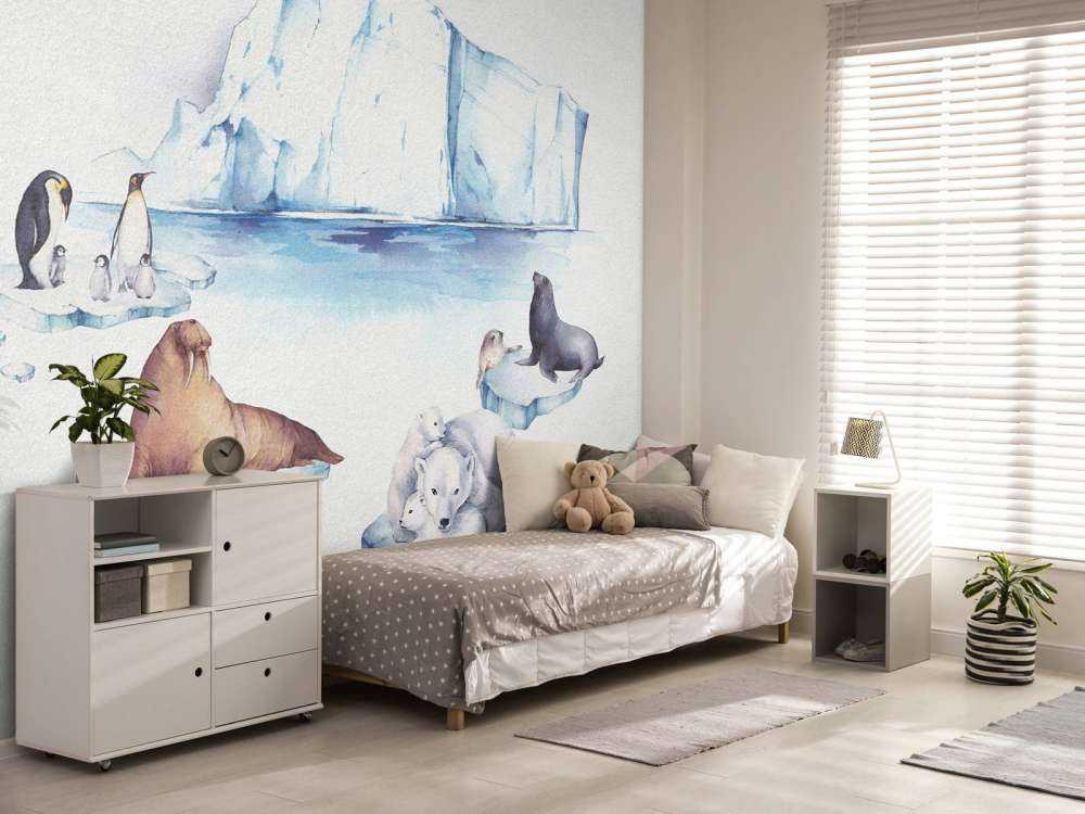 Animali del mondo di ghiaccio