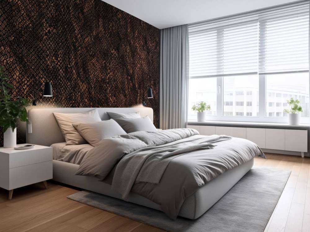 Pelle di serpente color rame