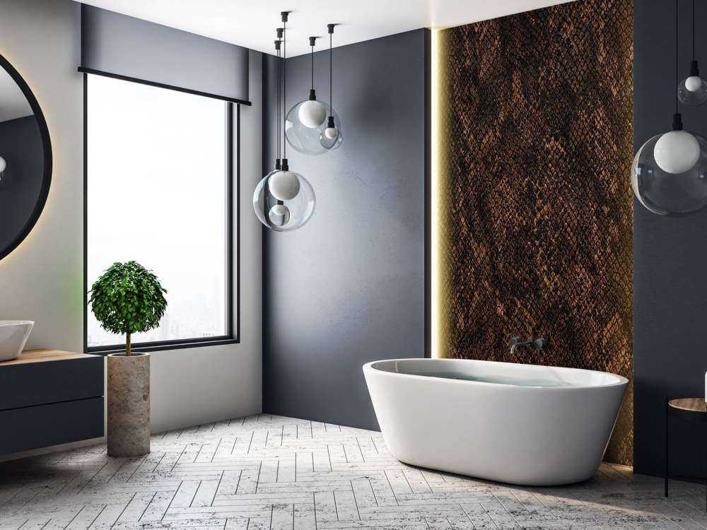 Pelle di serpente color rame