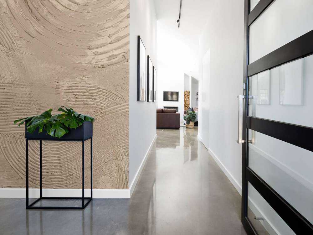 Strutture e forme in color tortora