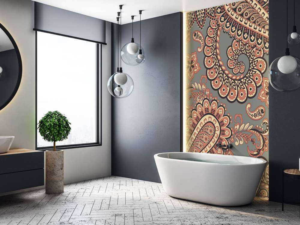 Antichi motivi floreali indiani