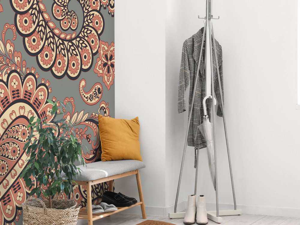 Antichi motivi floreali indiani