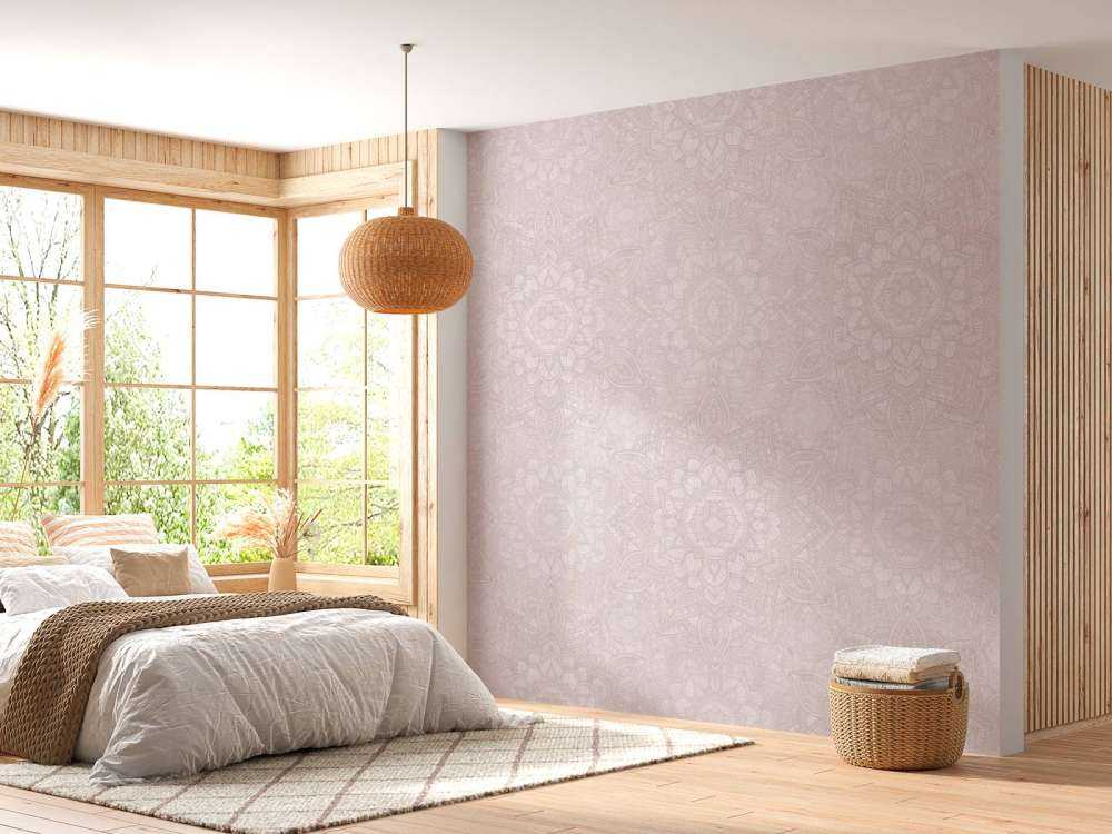 Mandala d'oro Boho - rosa blush