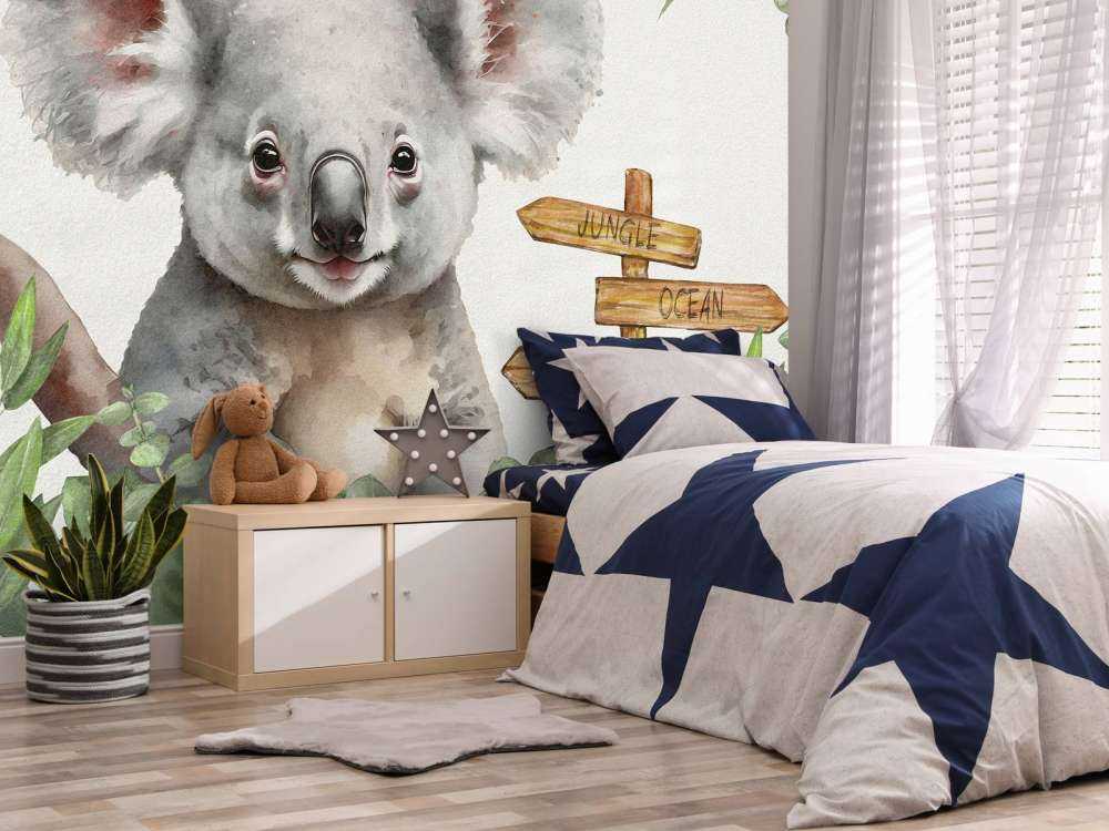 Baby koala nella giungla