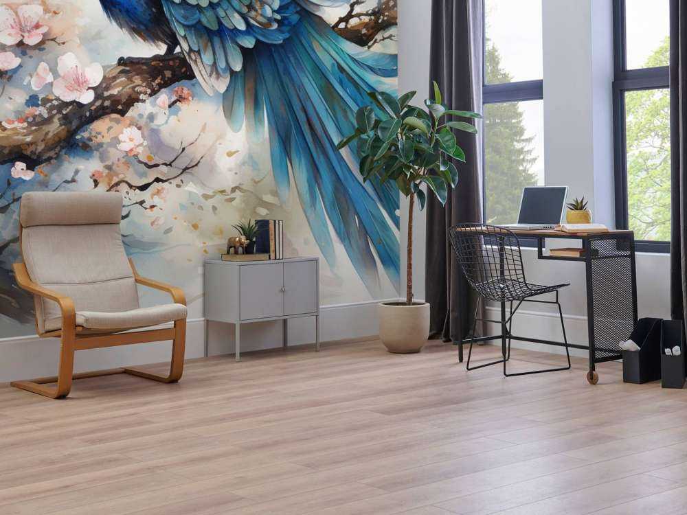 Pavone nella Nebbia di Primavera