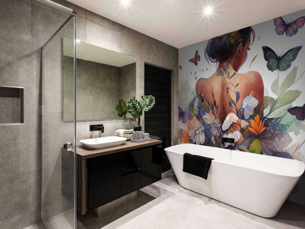 Watercolor Butterfly Woman Body #3