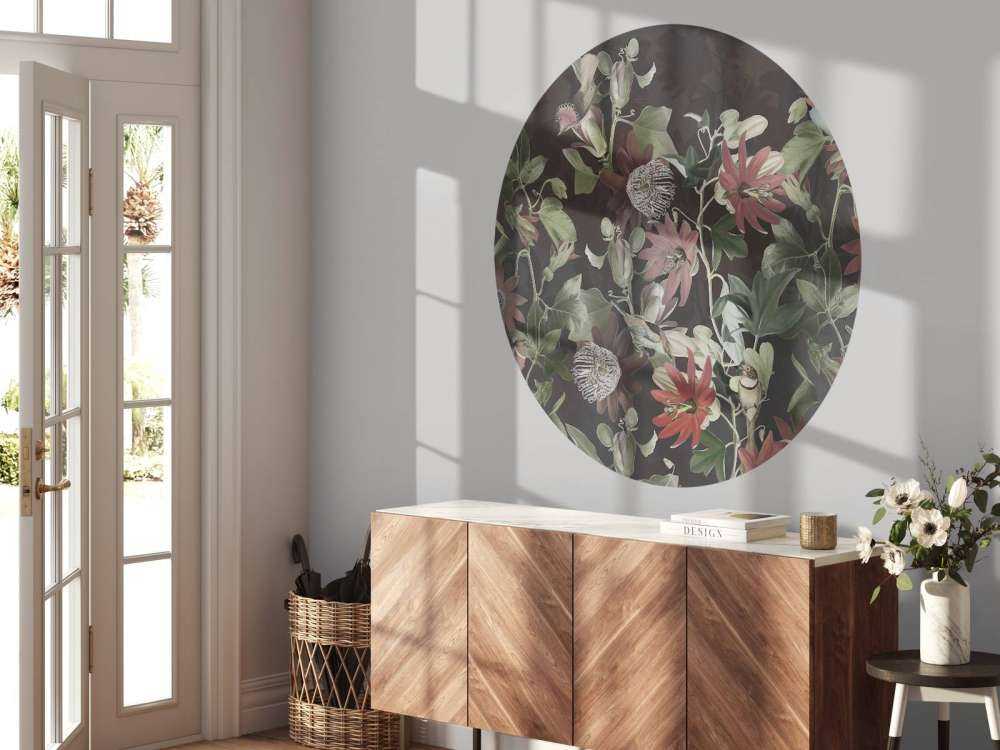 Sette Uccelli in Foliaggio Incantato - Fioritura di Mezzanotte