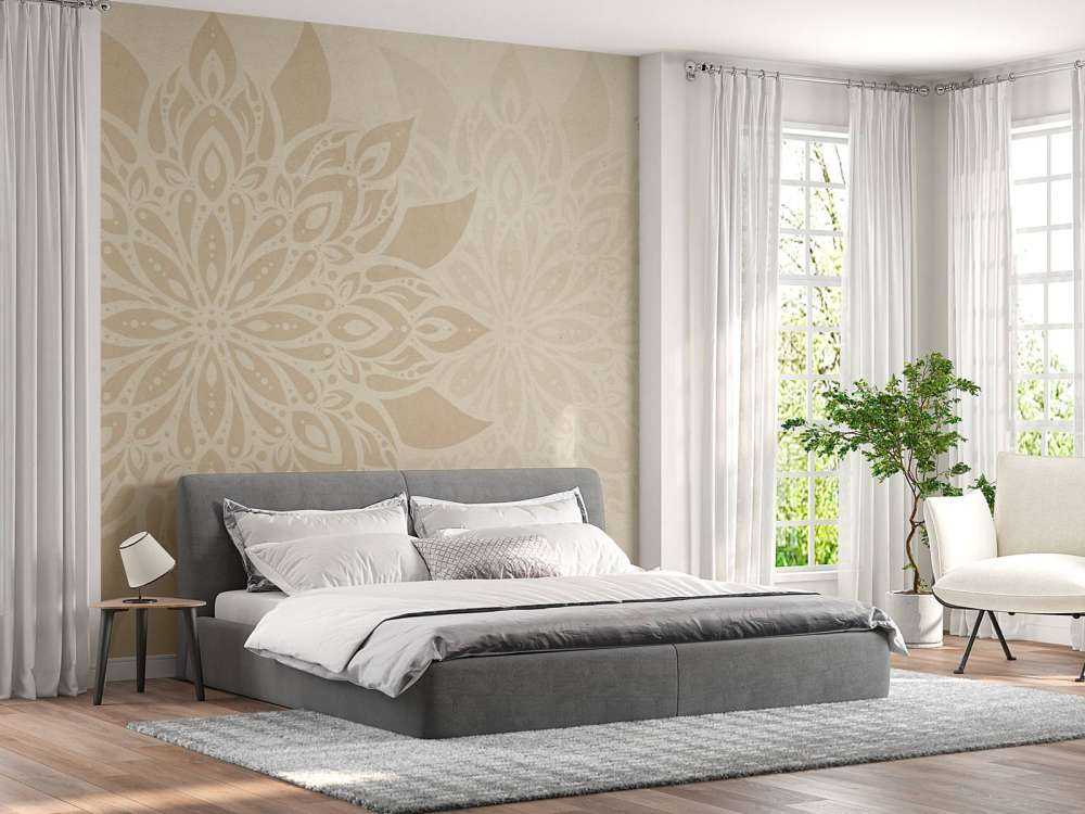 Beige Mandala Double